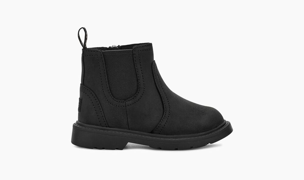 Ugg Bolden Weather - Kids Boots - Black - NZ (9561MBNKI)